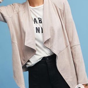 BB Dakota Suede Drape Jacket